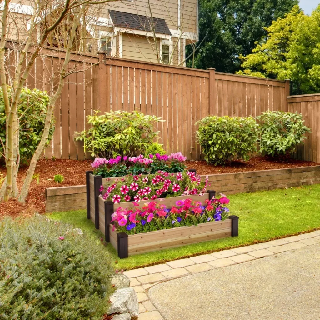 tiered flower pot stand