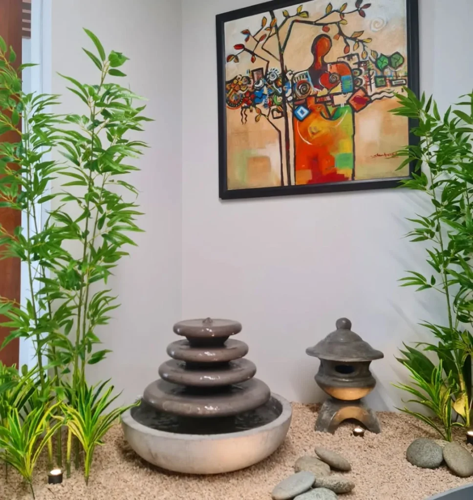 tranquil stone haven garden