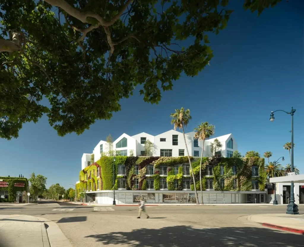 tropical garden house