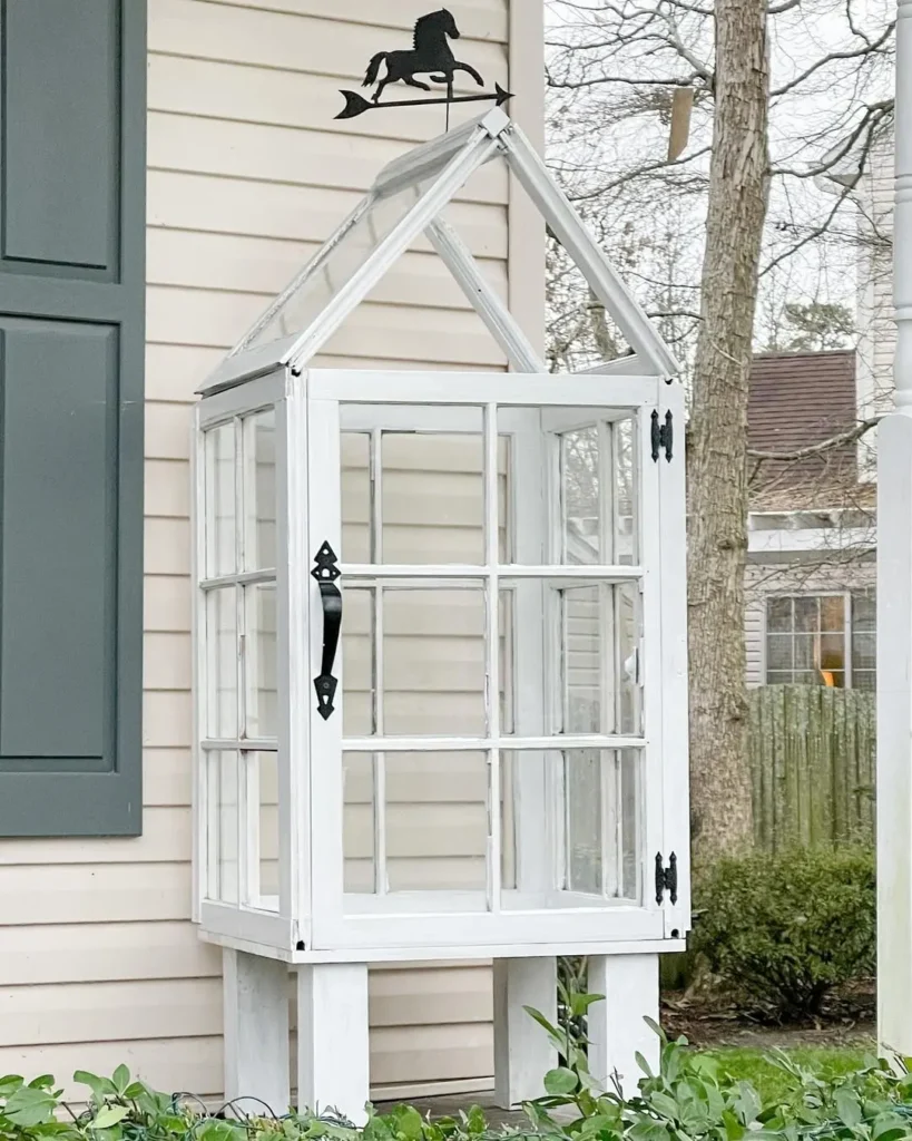 vintage mini greenhouse