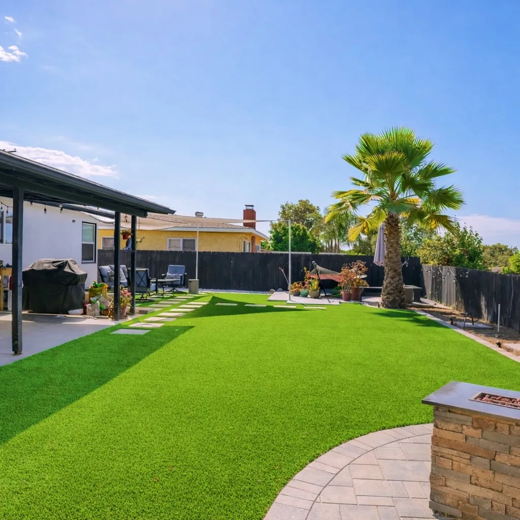 artificial turf backyard