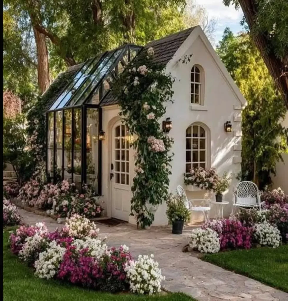 charming house garden