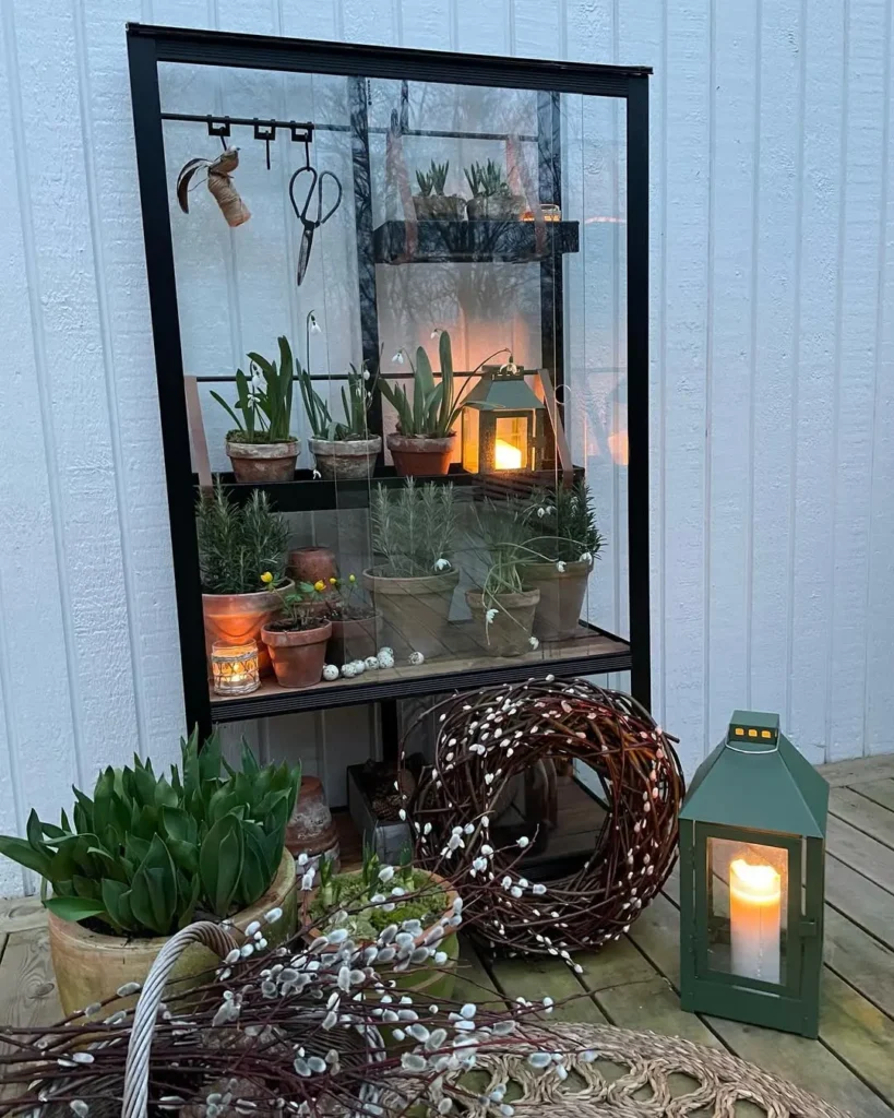 compact mini greenhouse