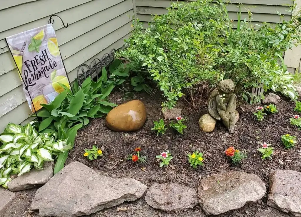 composted carner garden
