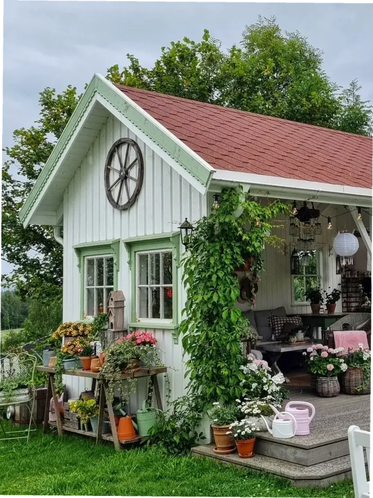 cottage style garden house