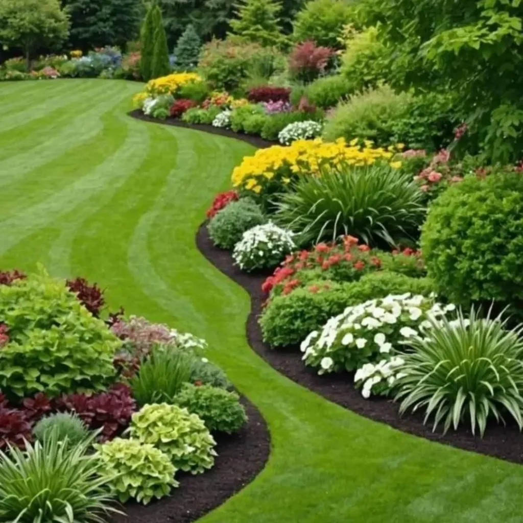 landscaped garden