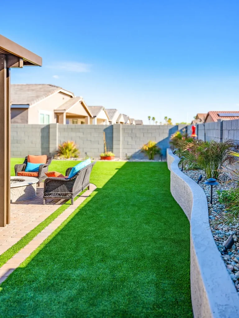 low maintenance backyard
