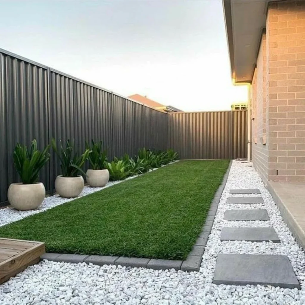 minimalist backyard landscaping