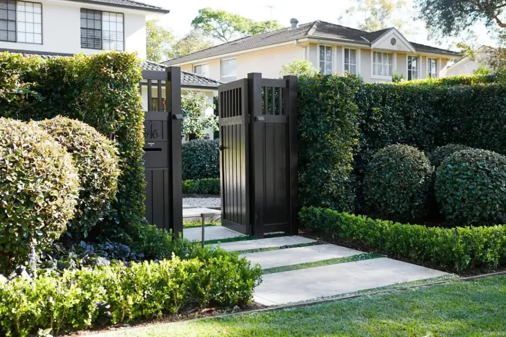 modern privacy garden