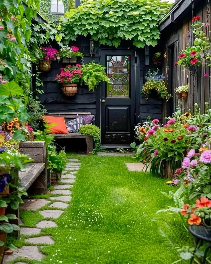 side yard garden