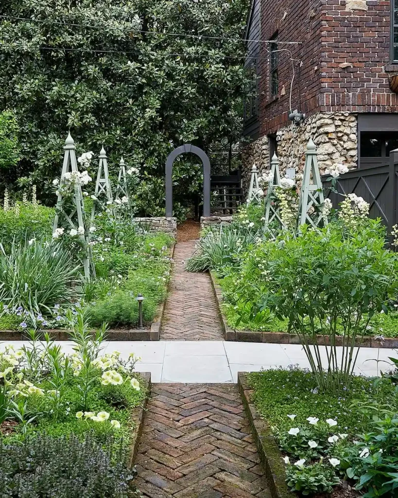 well maintained garden