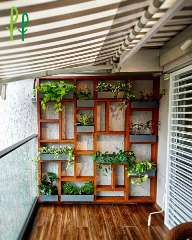 Indoor Wall Garden Ideas: Transform Your Walls into Living Art wooden indoor wall garden