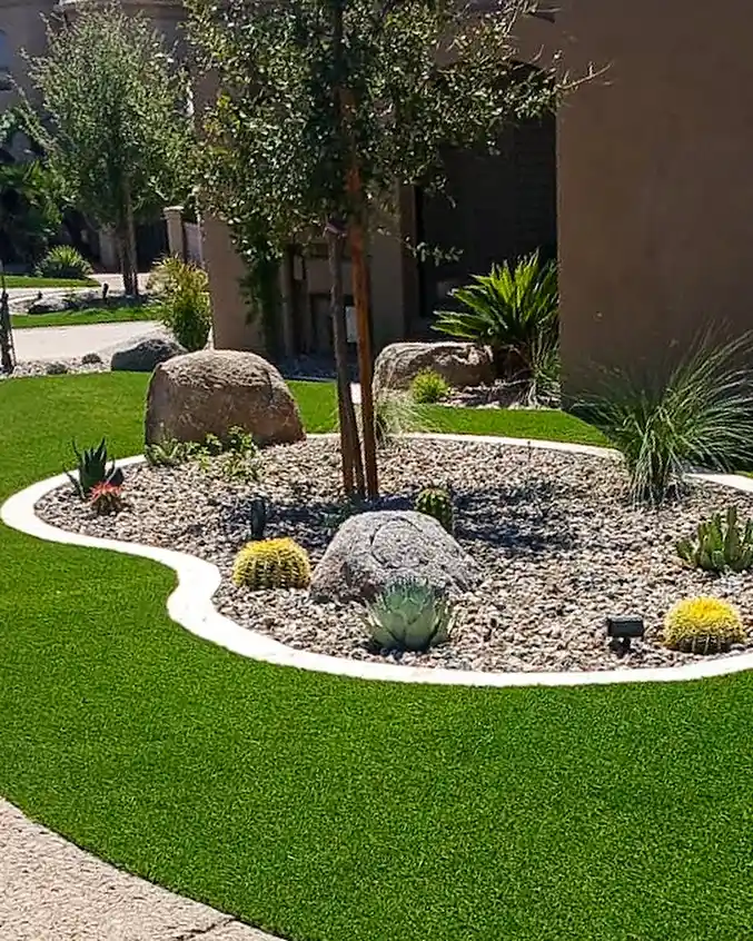 xeriscape backyard landscaping