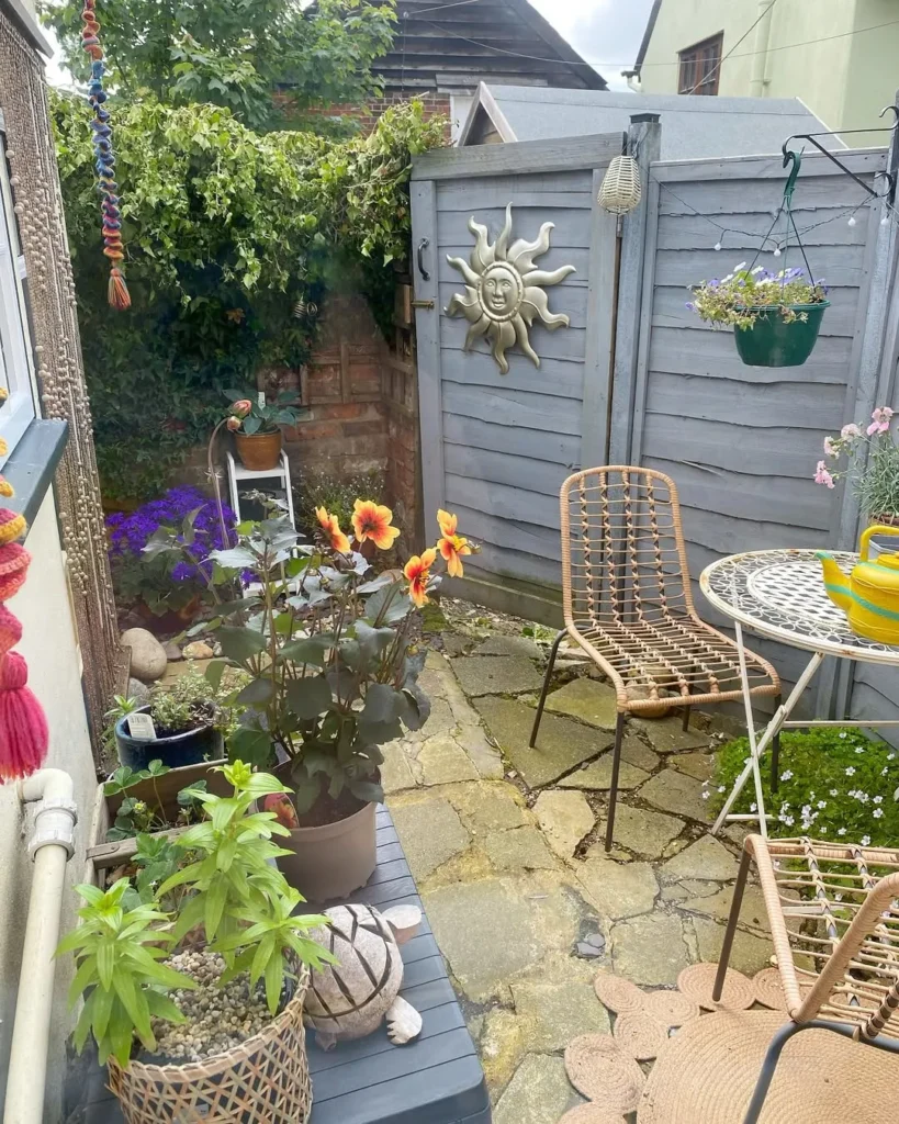 color echoes creating patio garden