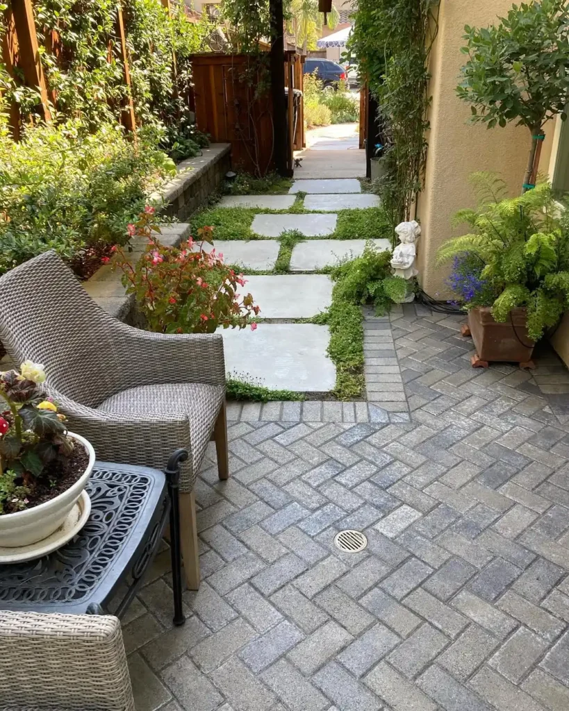 container patio garden paradise