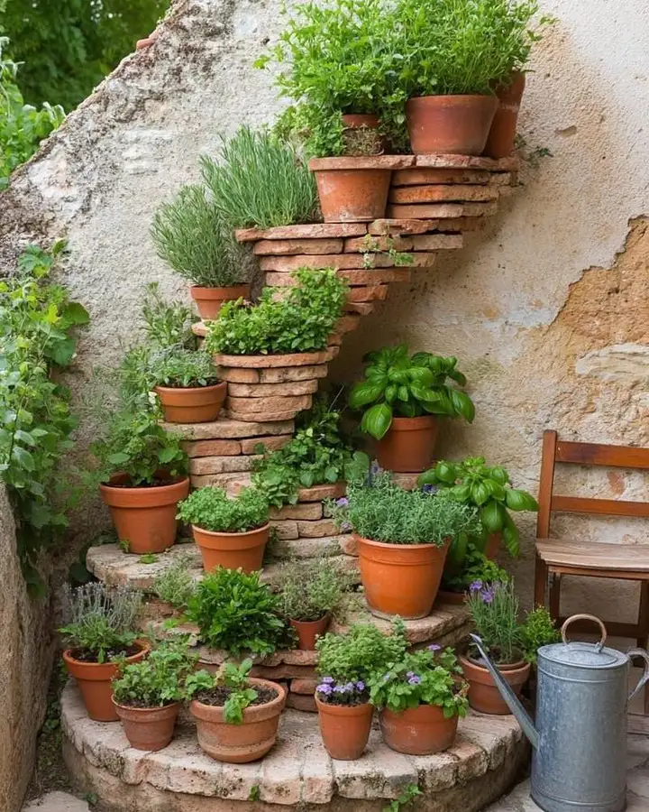 mini herb garden for tiny homes
