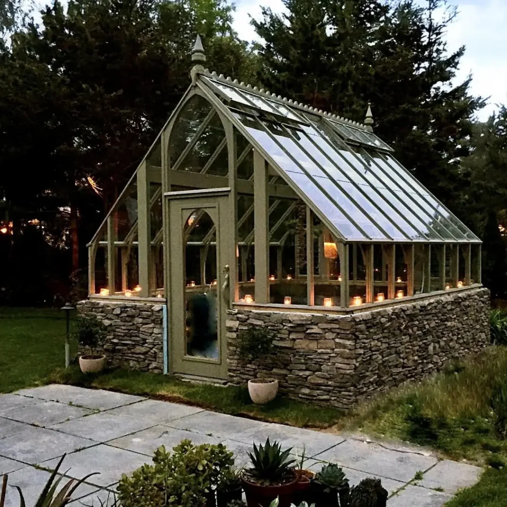 tudor style greenhouse