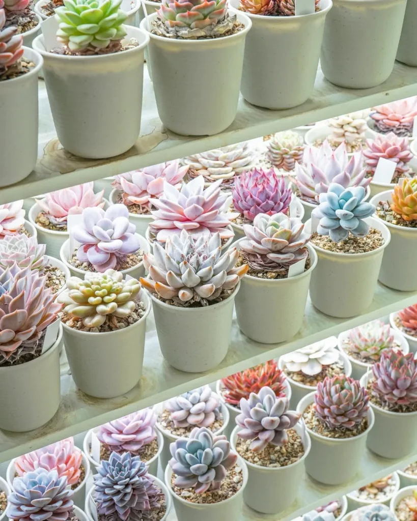 vertical indoor succulent garden displays