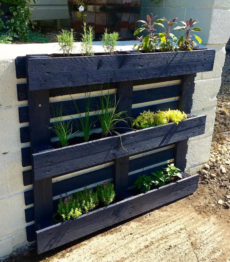 vertical mini herb garden ideas