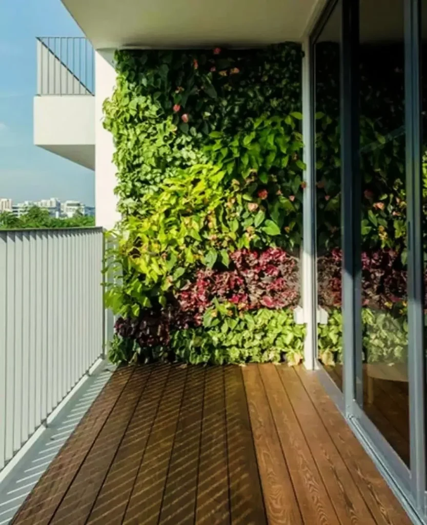 Indoor Wall Garden Ideas: Transform Your Walls into Living Art balcony wall gardening